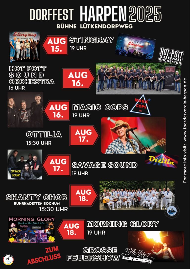 Programm Bühne Lütkendorpweg 2025